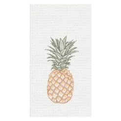 C&F Home Tropical Pineapple Embroidered Waffle Weave Kitchen Dishtowel -C&F Home GUEST 33311970 f365 423f 8879 428c07885b42