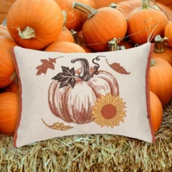 C&F Home 13" X 18" Harvest Time Pumpkin Embellished Fall Throw Pillow -C&F Home GUEST 3382faca d0bf 438b 97d0 8afabdb58417