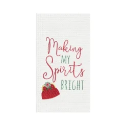 C&F Home Making Spirts Bright Embroidered Waffle Weave Kitchen Towel -C&F Home GUEST 34f2aba3 d40a 4e8b 9ecb 1e21caeeb73a