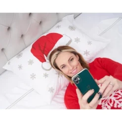 C&F Home 20" X 30" Santa Hat Christmas Holiday Pillowcase -C&F Home GUEST 352b5137 90ff 490a 964e 512e4391f196