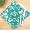 C&F Home Madison Aqua Cotton Reversible Napkin Set Of 6 -C&F Home GUEST 3546faa4 471d 4a3e 87f8 b608d4ef7123