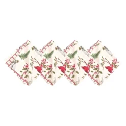 C&F Home Cardinal Wildlife Pinetree Sprig Birds Design Cloth Napkins, Set Of 4 -C&F Home GUEST 355d672b 729b 4897 ab8f a1c42a35a2e7