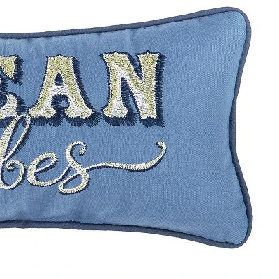 C&F Home Ocean Vibes Embroidered Throw Pillow 4 C&F Home Ocean Vibes Embroidered Throw Pillow - Image 2