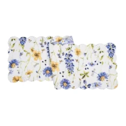 C&F Home Lovely Blues Cotton Rectangle Table Runner 14" X 51" Floral Design All Seasons Kitchen Dining Dinner Table Tablerunner Decor Decoration -C&F Home GUEST 37f2bd79 bb76 41a7 8a2d 9bb7109a07c1