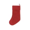 C&F Home Woodland Christmas Winter Deer Cotton Stocking With Red Cuff And Toe 20"