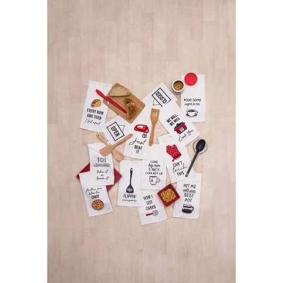 C&F Home 27" X 18" Today's Menu Kitchen Embroidered Hand Towel 4 C&F Home 27" X 18" Today's Menu Kitchen Embroidered Hand Towel - Image 2