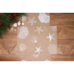 C&F Home Sandy Coast Starfish Coral Shells Placemats Set Of 6 Beach Coastal, 14" X 20" -C&F Home GUEST 39fba8d5 96ca 431c 93dc 4f43d34534ac