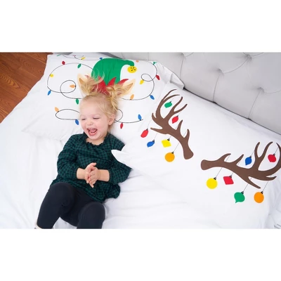 C&F Home 20" X 30" Reindeer Ornament Christmas Holiday Pillowcase 7 C&F Home 20" X 30" Reindeer Ornament Christmas Holiday Pillowcase - Image 5