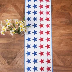 C&F Home Red White & Pow Table Runner 14" X 72" -C&F Home GUEST 3a786aa8 8564 4a6e b460 29d7d73b6150