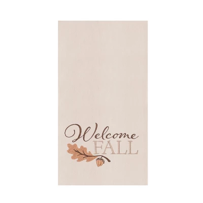 C&F Home Acorn Leaf "Welcome Fall" 100% Cotton Flour Sack Kitchen Dishtowel 5 C&F Home Acorn Leaf "Welcome Fall" 100% Cotton Flour Sack Kitchen Dishtowel - Image 3