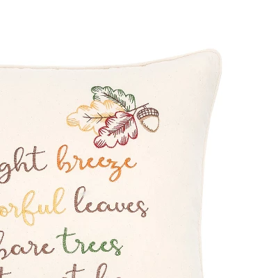 C&F Home 20" X 20" It Must Be Autumn Embroidered Fall Throw Pillow 3 C&F Home 20" X 20" It Must Be Autumn Embroidered Fall Throw Pillow