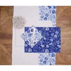 C&F Home White Chindi Solid Color Machine Washable Placemats Set Of 6 -C&F Home GUEST 3f1ee49a b4a0 47dc 8c87 3c928a65f986