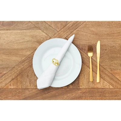 C&F Home Valentine's Day Gold Heart Napkin Rings Set Of 6 7 C&F Home Valentine's Day Gold Heart Napkin Rings Set Of 6 - Image 5
