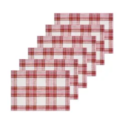 C&F Home Gracelyn Plaid Placemats Set Of 6, 13" X 19" -C&F Home GUEST 42dc044c 1be9 4e73 a294 c58d1e16483c