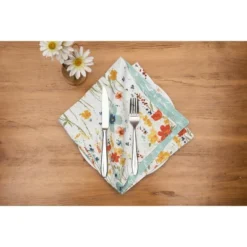 C&F Home Sheila Cotton Napkin Machine Washable Set Of 6 -C&F Home GUEST 4304c2b8 324d 44bc ac83 01abe034fba6