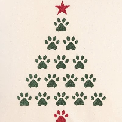 C&F Home 18" X 18" Christmas Tree Paws Embroidered Throw Pillow 3 C&F Home 18" X 18" Christmas Tree Paws Embroidered Throw Pillow