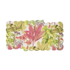 C&F Home Moana Tropical Floral Greenery Cotton Table Runner 14" X 51" For All Seasons -C&F Home GUEST 45ece359 daf9 4909 9e9a 4f80b8c275f3