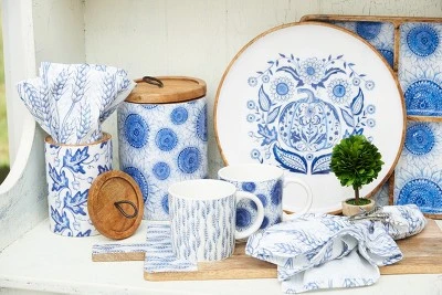 C&F Home Charcoal Wheat Napkin Rings Set Of 4 3 C&F Home Charcoal Wheat Napkin Rings Set Of 4