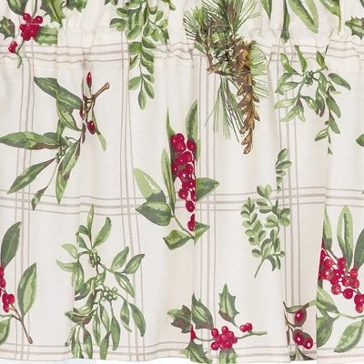 C&F Home Winter Botanical Green Valance Collection 4 C&F Home Winter Botanical Green Valance Collection - Image 2