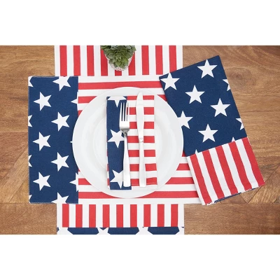 C&F Home Stars And Stripes 4th Of July Patriotic Cotton Table Runner 13" X 72" 5 C&F Home Stars And Stripes 4th Of July Patriotic Cotton Table Runner 13" X 72" - Image 3