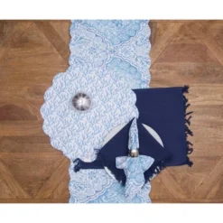 C&F Home Chinoiserie Coast Reversible Machine Washable Round Quilt Placemats Set Of 6 -C&F Home GUEST 49499948 c5af 4711 bec9 1bd01a9e1c5b 1