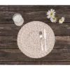 C&F Home Braided Round Single Placemats Collection