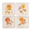 C&F Home Sunflower Patch Coaster Set Of 4 Decor