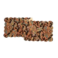 C&F Home Dorothy Autumn Brown Cotton Table Runner 14" X 51" - Quilted Paisley -C&F Home GUEST 4c1d6016 69ba 4d8b b739 53f872d9cf08