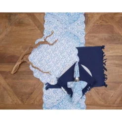 C&F Home Chinoiserie Coast Reversible Graphic Print Machine Washable Hemstitch Napkins Set Of 6 -C&F Home GUEST 4c4e6e26 9146 4838 b6b6 81d3614283fe