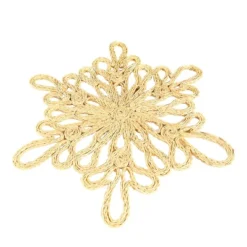 C&F Home Abaca Snowflake Charger -C&F Home GUEST 4d14fe2f 0624 413a 84bc 4faf967cd02f