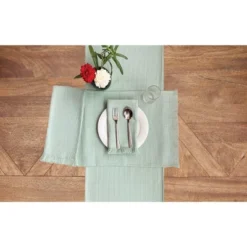 C&F Home Waffle Weave Seaglass Napkin Set Of 6