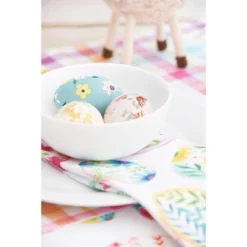 C&F Home Colorful Easter Egg Charm & Plaid Spring Placemats Set Of 6 Springtime, 14" X 20" -C&F Home GUEST 4f5335eb 112a 41b8 8259 eb48c35faf2a