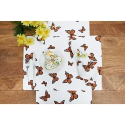 C&F Home Monarch Butterfly Napkin, Set Of 6