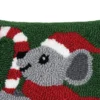 C&F Home Christmas Mouse Hooked Pillow -C&F Home GUEST 500c883a 7806 40c5 b458 bacc91ae4c41
