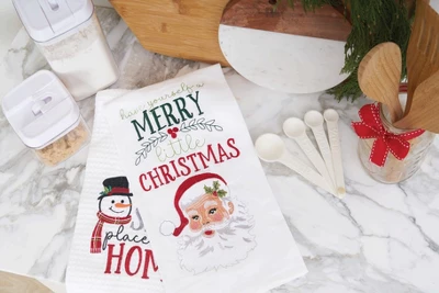 C&F Home 27" X 18" Christmas Winter "There's Snow Place Like Home" Sentiment With Snowman Cotton Waffle Weave Kitchen Dish Towel 3 C&F Home 27" X 18" Christmas Winter "There's Snow Place Like Home" Sentiment With Snowman Cotton Waffle Weave Kitchen Dish Towel