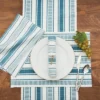 C&F Home Chandler Stripe Adriatic Table Runner 13" X 72" -C&F Home GUEST 514bfe25 cac0 4ac3 8fe0 072cd6892275