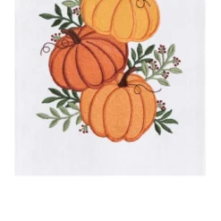 C&F Home Stack Pumpkin Trio 100% Cotton Flour Sack Dishtowel -C&F Home GUEST 51b78f1d c838 49c2 a172 080b81dff442