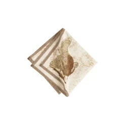 C&F Home Elegant Turkey Thanksgiving Set Of 6 Cloth Napkins -C&F Home GUEST 51c41619 adc8 4a51 9e1a e40aec545eda