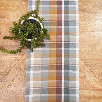 C&F Home Aspen Plaid 100% Cotton Table Runner 13" X 72" 4 C&F Home Aspen Plaid 100% Cotton Table Runner 13" X 72" - Image 2
