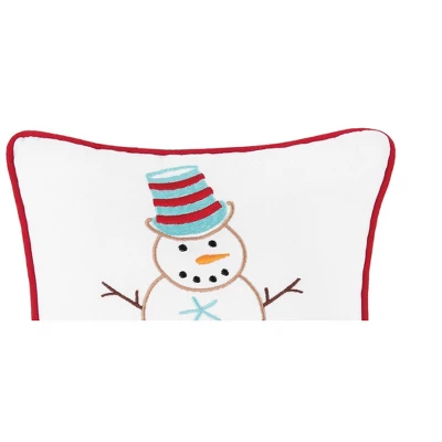C&F Home Coastal Snowman Embroidered Throw Pillow 3 C&F Home Coastal Snowman Embroidered Throw Pillow