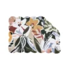 C&F Home Joelle Floral Flowers Palm Leaf Vibrant Scalloped Placemats Set Of 6, 13" X 19"