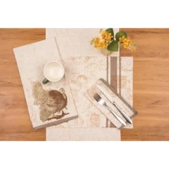 C&F Home Elegant Turkey Thanksgiving Set Of 6 Cloth Napkins -C&F Home GUEST 5852afb0 8385 4404 8688 a72fc450f9d2