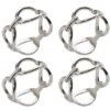 C&F Home Silver Chain Link Metal Napkin Rings, Set Of 4 -C&F Home GUEST 589d34d9 0dad 49bb 852e 54c7b4dae7c3