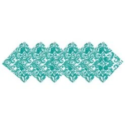 C&F Home Madison Aqua Cotton Reversible Napkin Set Of 6 -C&F Home GUEST 594d7aba bb70 48dc bac1 ae49636a0a8e
