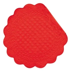 C&F Home Red Round July Fourth Placemats Set Of 6, 17" -C&F Home GUEST 59f5e637 516c 4e85 9778 164561508ecb