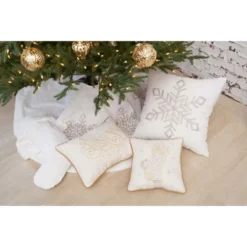 C&F Home 8.5" X 20" Fur Snowflake Christmas Stocking -C&F Home GUEST 5b4f5a9a bc80 48cd 9199 bc14348c5468