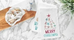 C&F Home Merry Christmas Towel