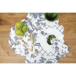 C&F Home Bleighton Black Round Cotton Placemat Machine Washable Set Of 6 -C&F Home GUEST 5ee53c91 e2af 4c55 b1ec 171a98731cf7 1