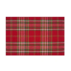 C&F Home Jonah Plaid Placemats Set Of 6, 13" X 19"