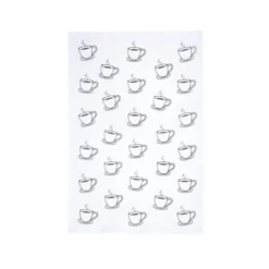 C&F Home Coffee Cups Embroidered Cotton Flour Sack Kitchen Towel -C&F Home GUEST 61f7e70f 64ef 4ec8 9828 c6155987960f